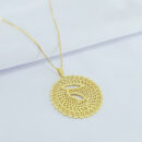 Gargantilha N.S medalha vazada