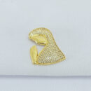 Pingente Virgem Maria manto cravejado