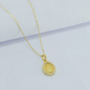 Gargantilha N.S das Graças borda cravejada