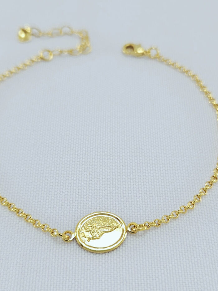 Pulseira com elo português N.S.de Fátima