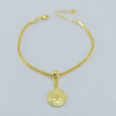 Pulseira detalhada pingente São Bento