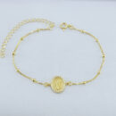 Pulseira pingente N S das Graças detalhado