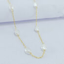 Gargantilha choker pérola barroca