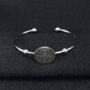 Bracelete detalhe medalha de São Bento