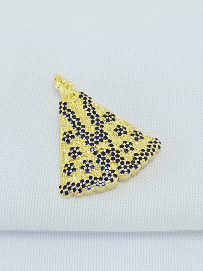 Pingente Nossa Senhora Aparecida detalhado