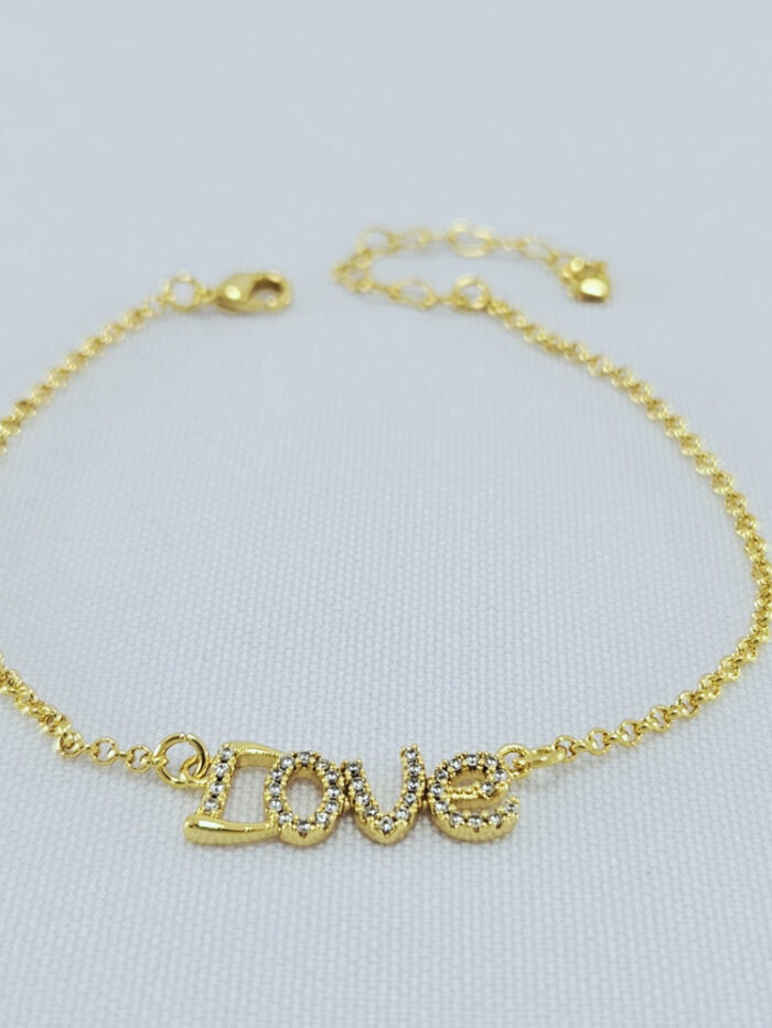 Pulseira LOVE em zircônia