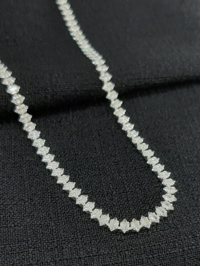 Gargantilha choker riviera com zircônias
