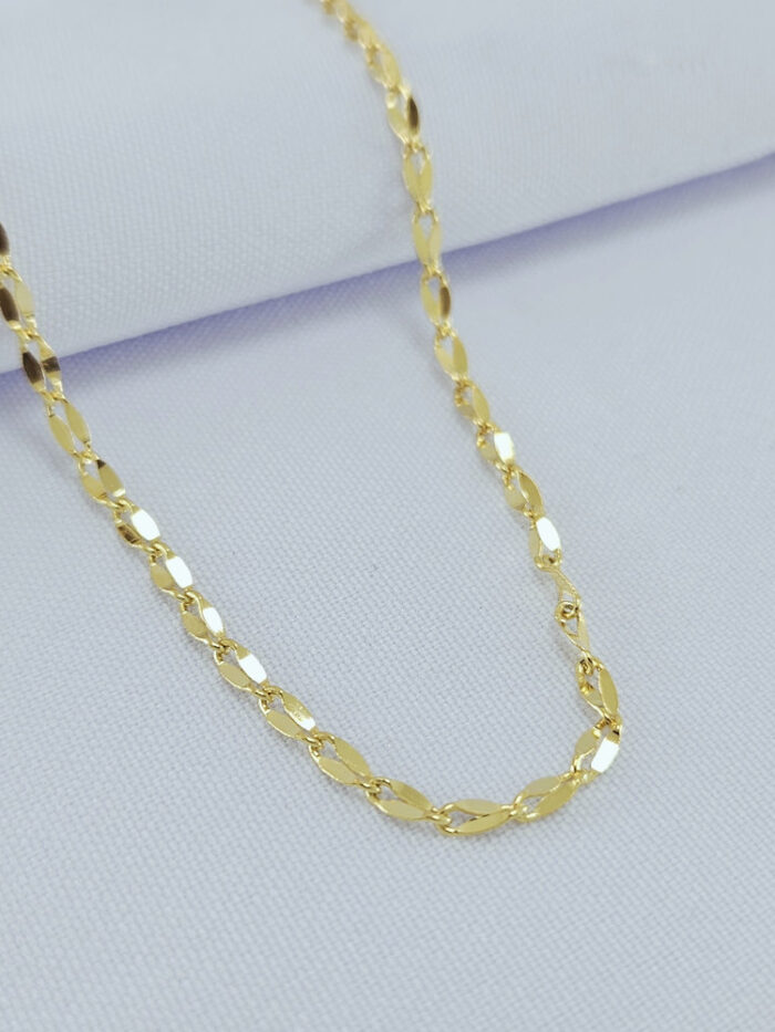 Gargantilha choker elo Coffe
