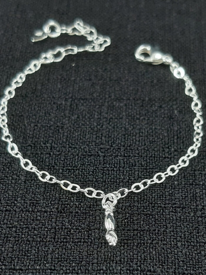 Pulseira com figa infantil