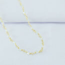 Gargantilha choker pedra cristais elo detalhado